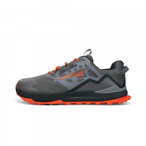 Buty Trekkingowe Altra LONE PEAK ALL-WTHR LOW 2 Męskie Szare Pomarańczowe | Polska AL2498X57