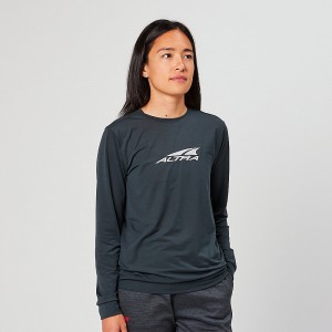 Koszulka Altra EVERYDAY PERFORMANCE LONG SLEEVE Damskie Czarne | Polska AL1590M13