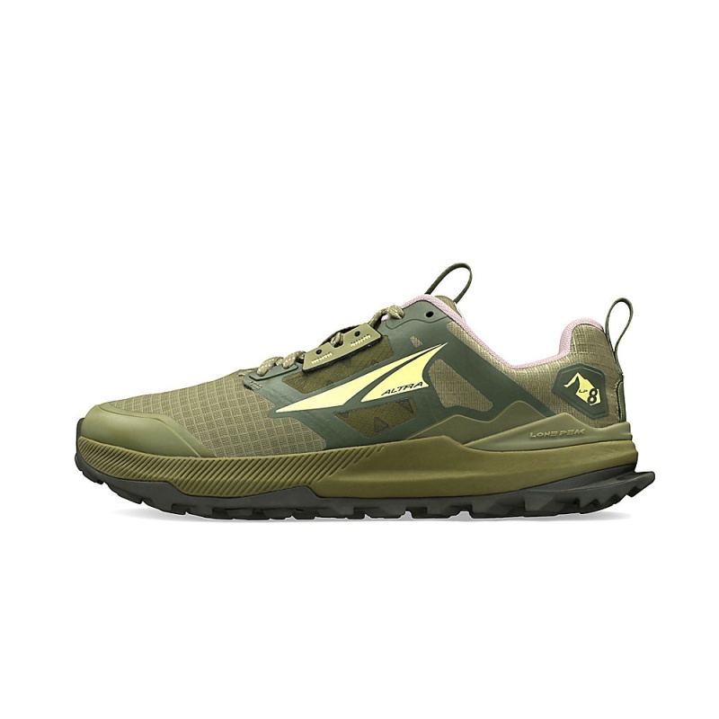 Buty do Biegania w Terenie Altra LONE PEAK 8 Damskie Oliwkowe | Polska AL1354H48