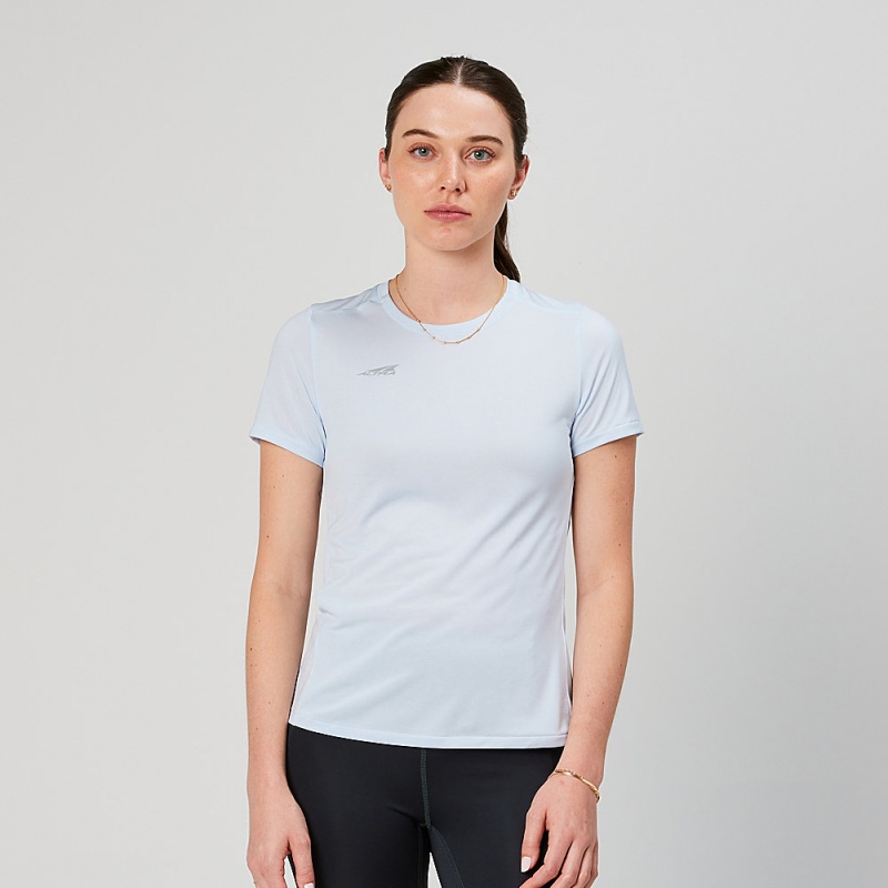 Koszulka Altra CORE SHORT SLEEVE TEE Damskie Niebieskie | Polska AL9471L13